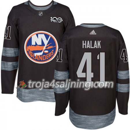 New York Islanders tröja Jaroslav Halak 41 1917-2017 100th Anniversary Adidas Svart Authentic - NHL Tröjor Herr New York Islanders tröja Jaroslav Halak 41 1917-2017 100th Anniversary Adidas Svart Authentic - NHL Tröjor Herr